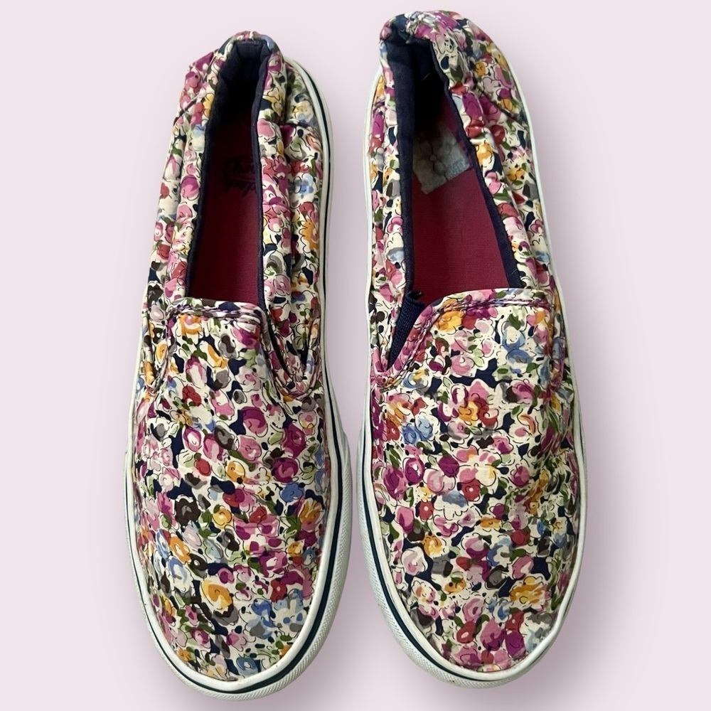 Faded Glory Floral Slip Ons